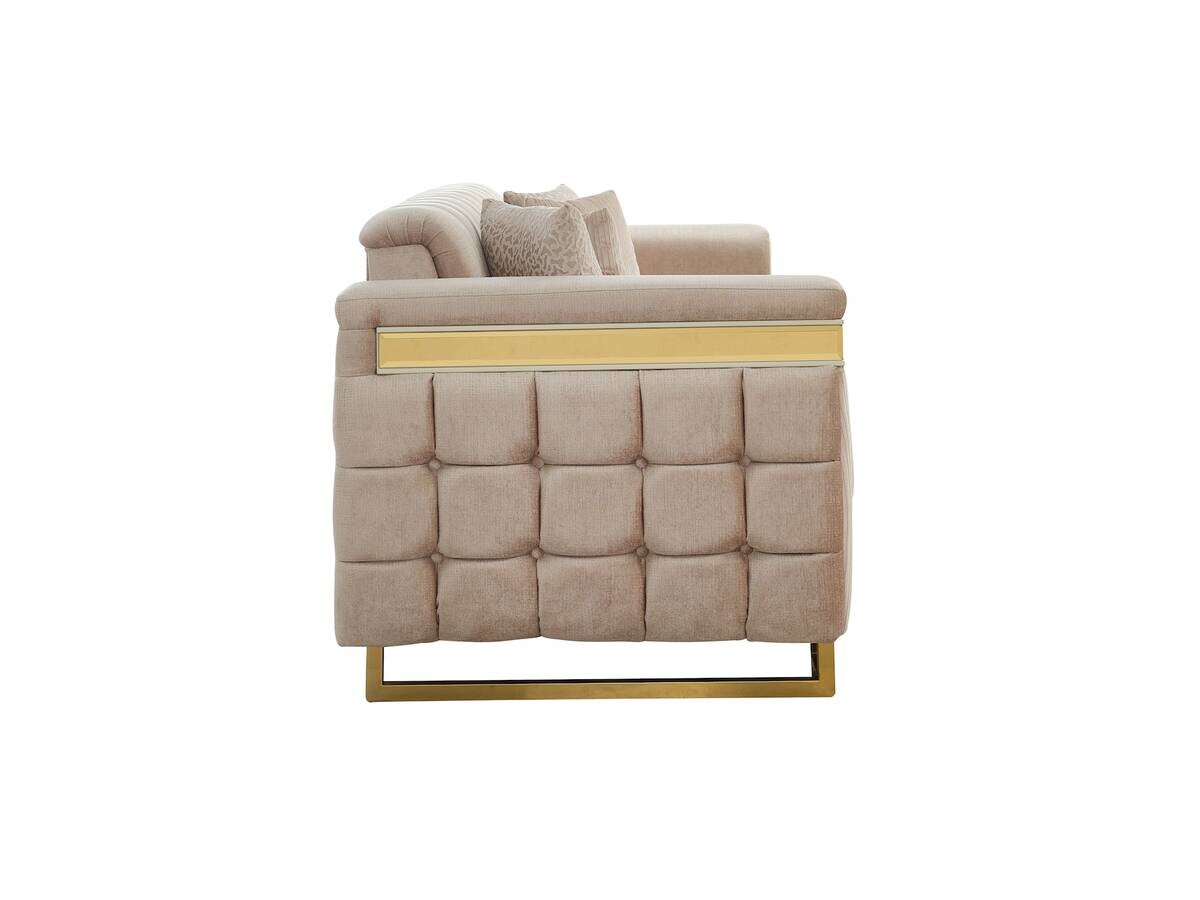 Sofa 3-2-1 Pera beige Webstoff