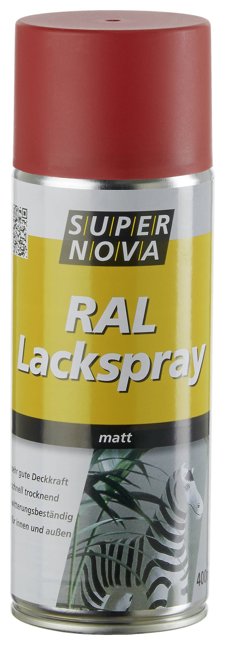 Super-Nova Lackspray feuerrot seidenmatt ca. 0,4 l
