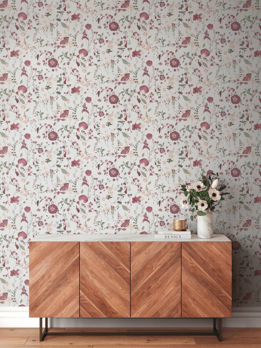 A.S.Creation Vliestapete rosa violett B/H/D: ca. 53x1005x8,2 cm