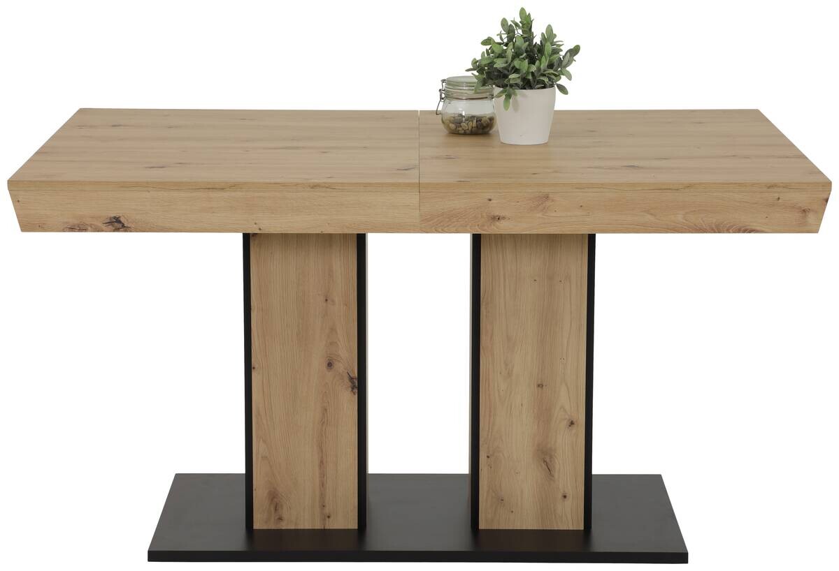 Essgruppe Britta I Eiche anthrazit Holzwerkstoff B/H/T: ca. 220x76x90 cm