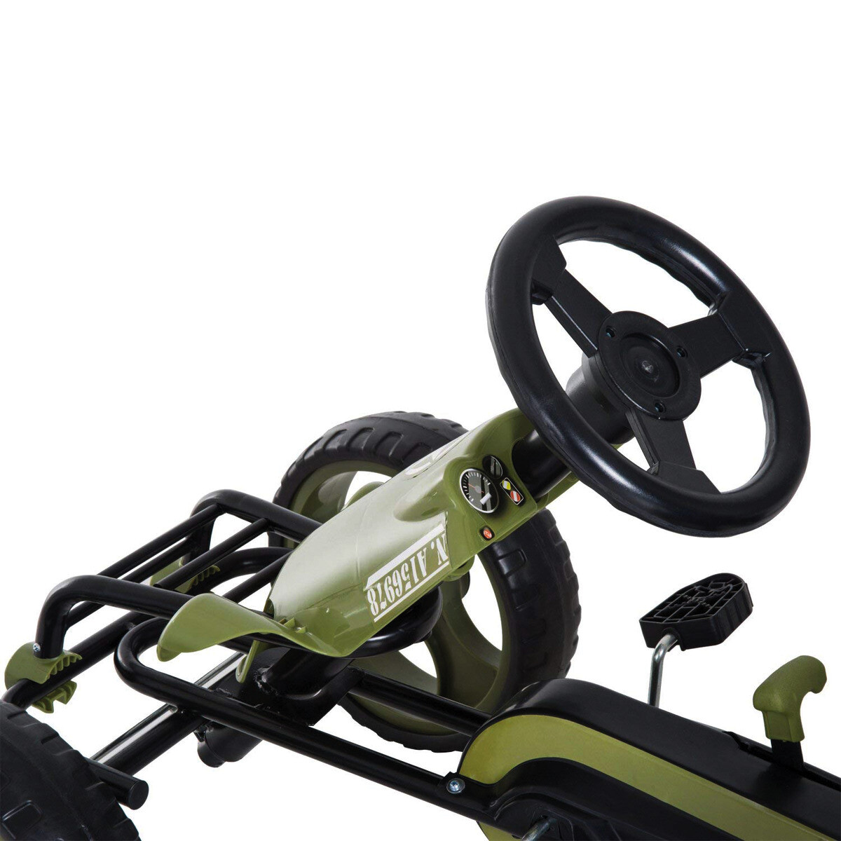 HOMCOM Go Kart schwarz B/H/L: ca. 54x61x105 cm