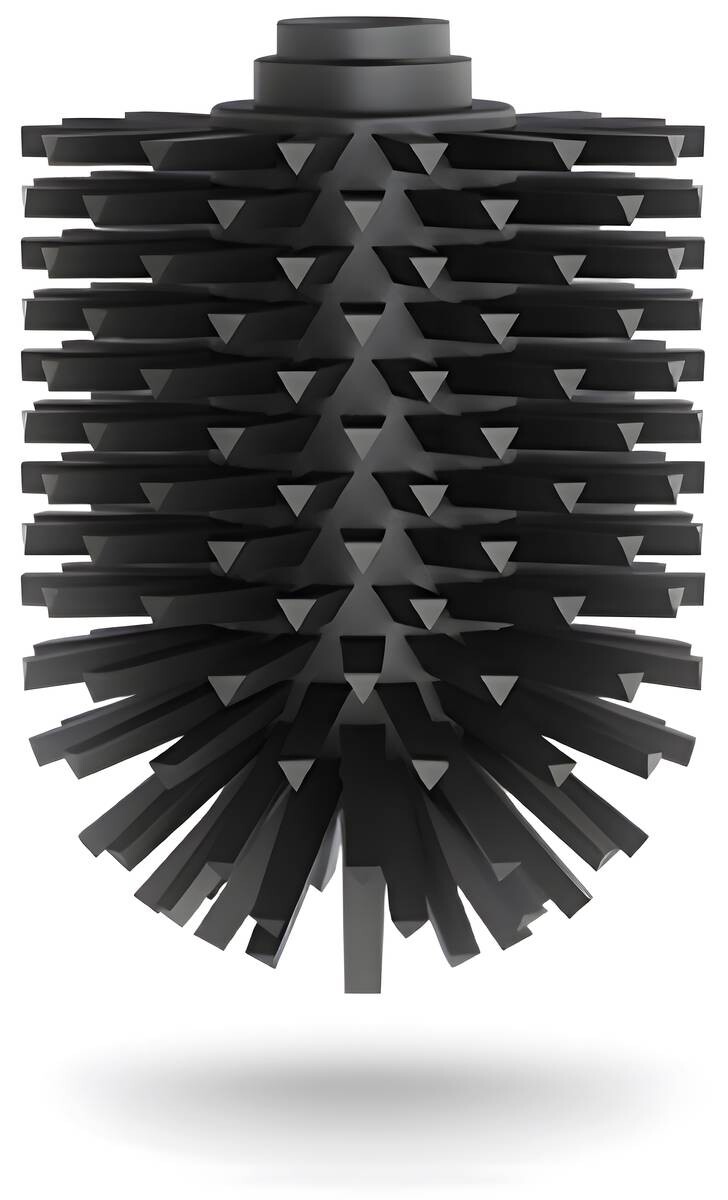 POCOline Stand-WC-Garnitur silber Edelstahl