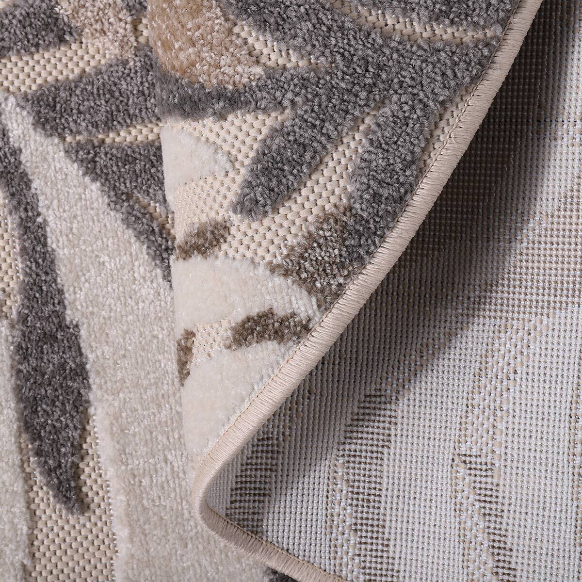 Sanat Outdoorteppich FLORAL creme B/L: ca. 120x120 cm