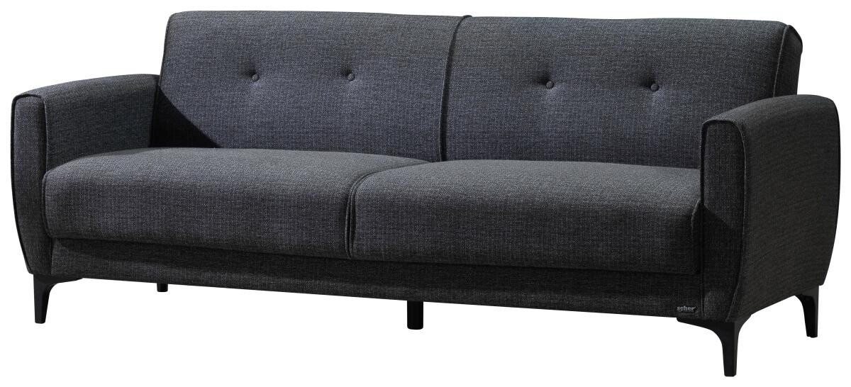 Sofa 3-2-1 San Marino anthrazit Microfaser