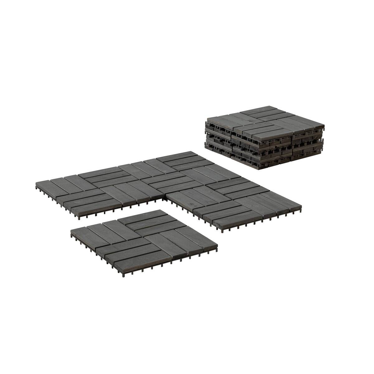 POCOline Terrassenfliese Anthrazit anthrazit B/L: ca. 30x30 cm