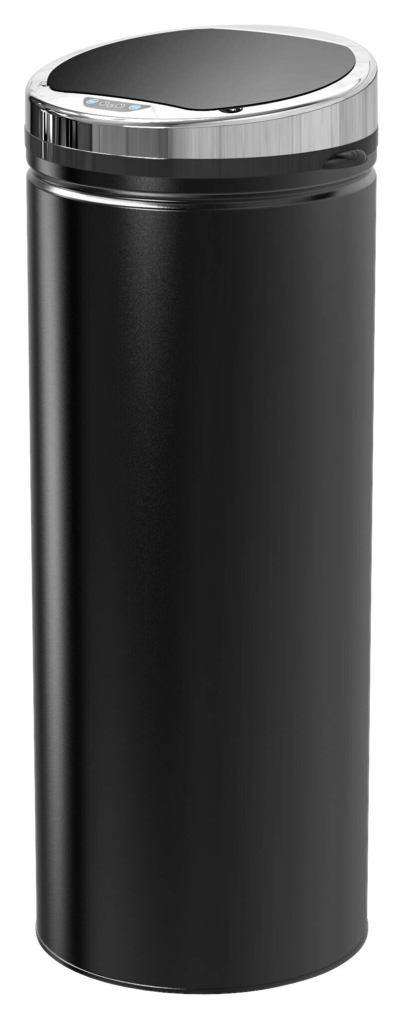 HOMCOM Automatik-Mülleimer 03-0046 schwarz Stahl Kunststoff Polypropylen B/H/L: ca. 30,5x30,5x81,5 cm