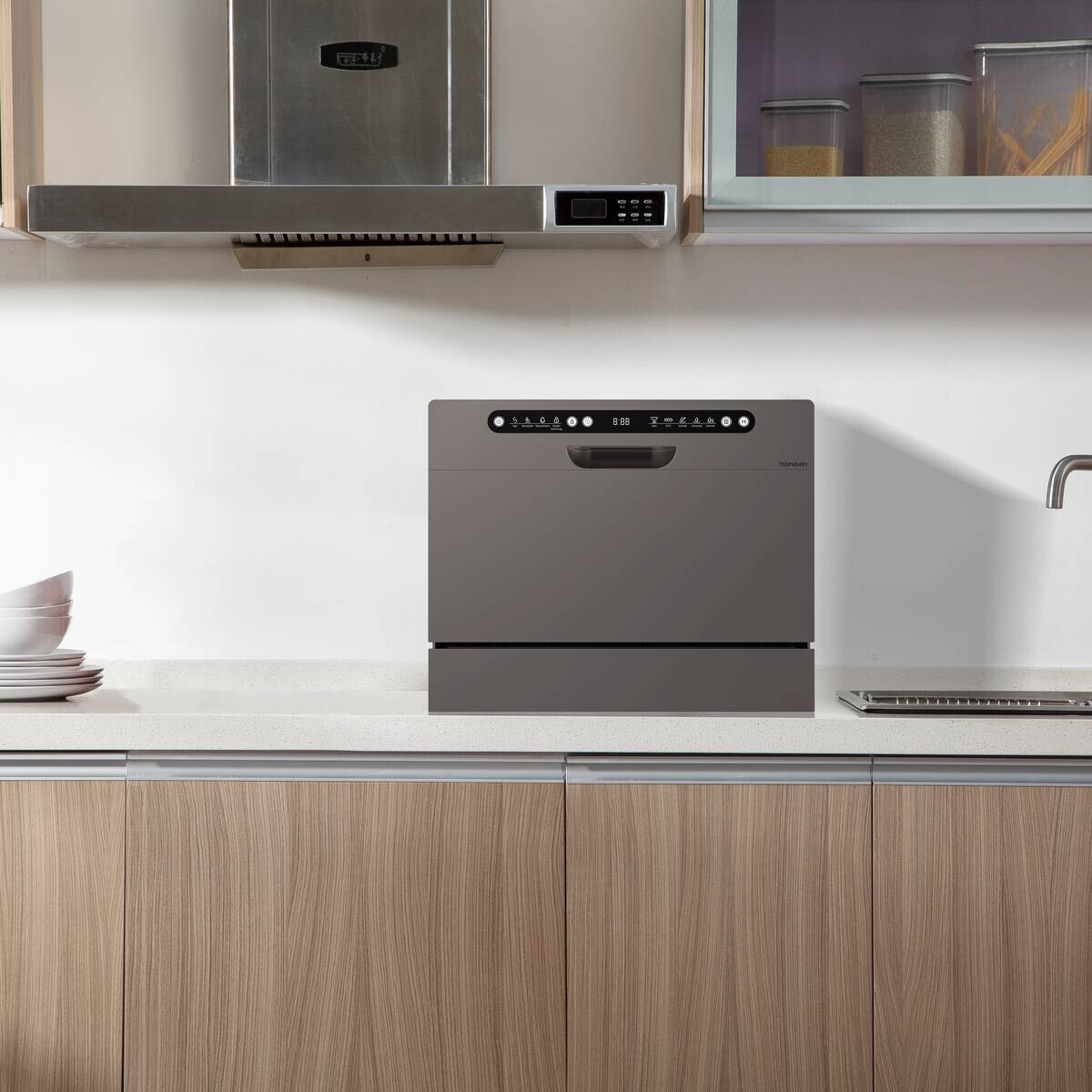 POCOline Tischgeschirrspüler TGSP6D49S silber B/H/T: ca. 55x45x50 cm