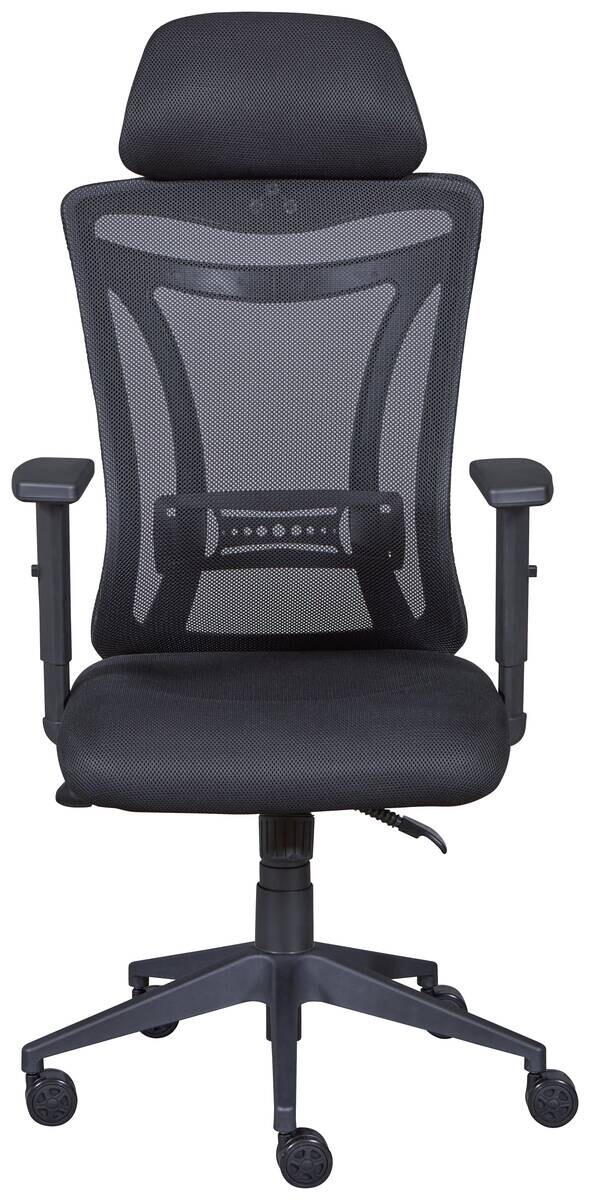 Drehstuhl XL Administrator schwarz Textil