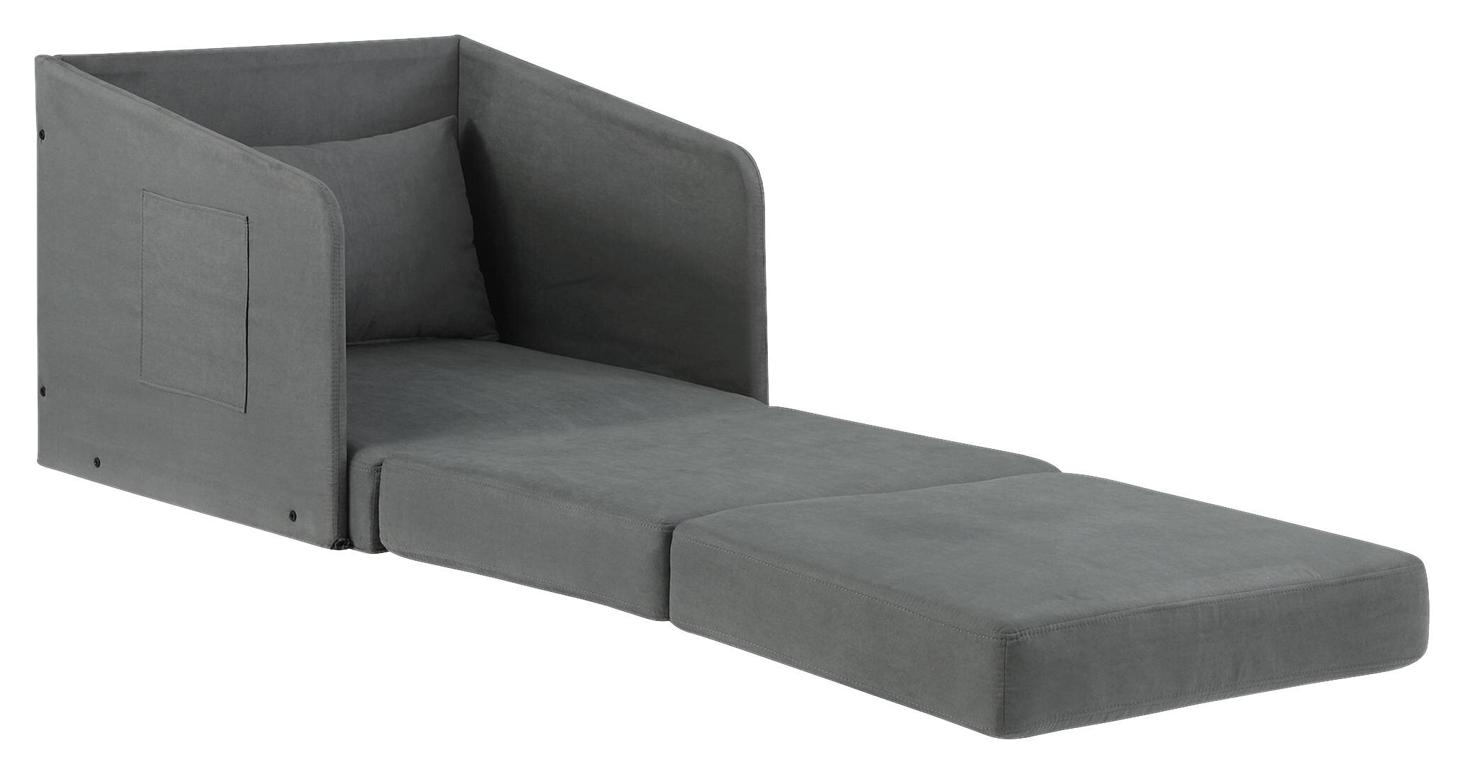 Schlafsofa 833-036 grau B/H/T: ca. 70x77x76 cm