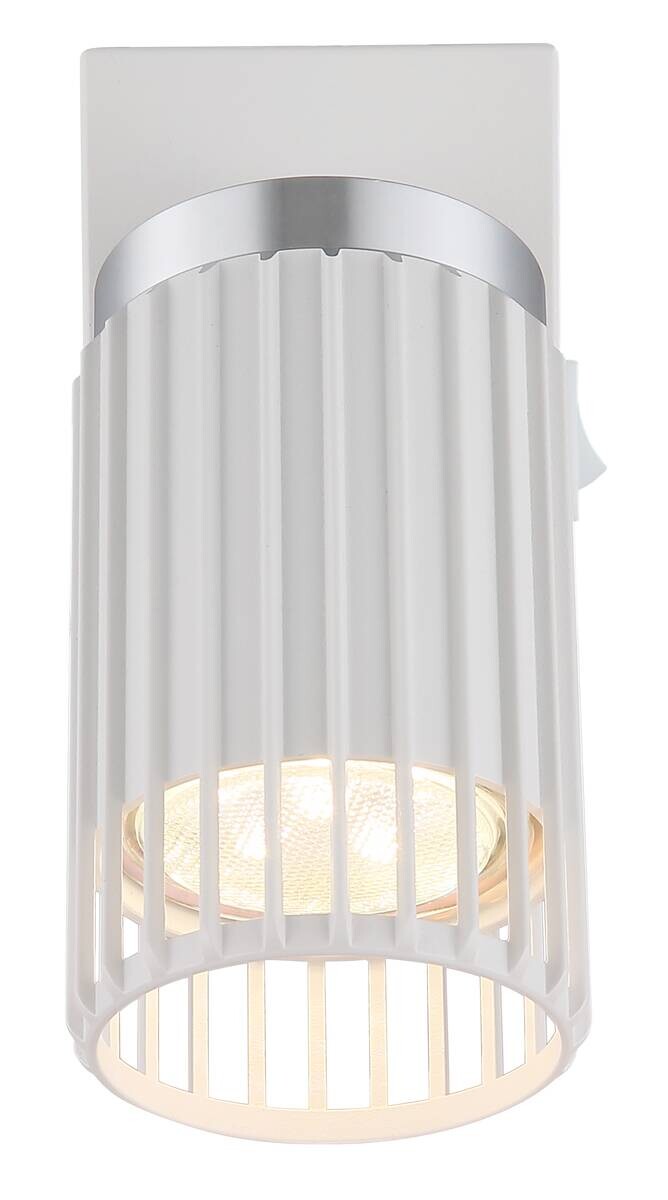 GLOBO Strahler weiß Metall Aluminium B/H: ca. 7x12 cm GU10 1 Brennstellen