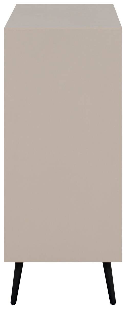 Kommode Arona sand schwarz B/H/T: ca. 90x90x38 cm