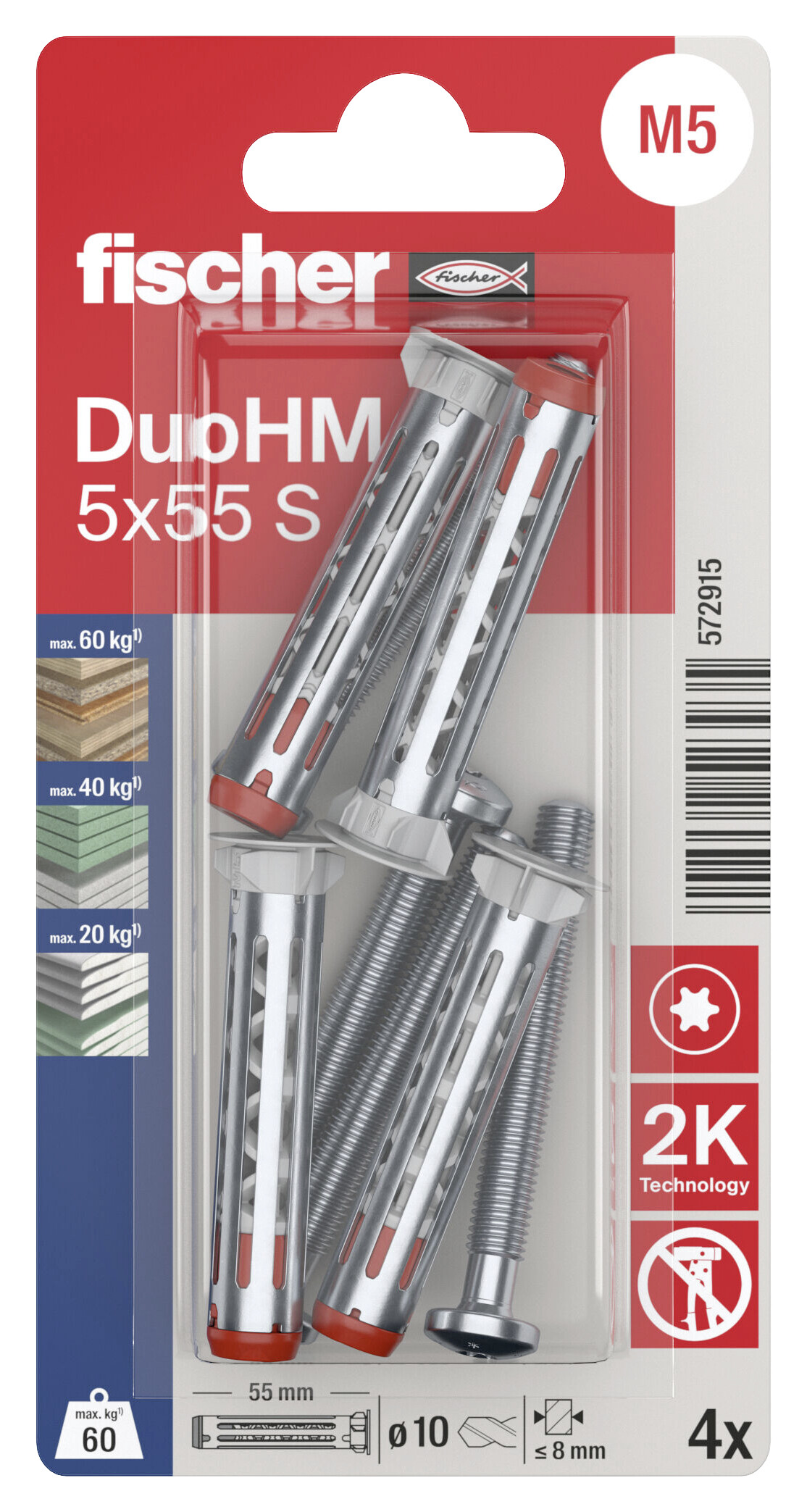 fischer Dübel- und Schraubenset