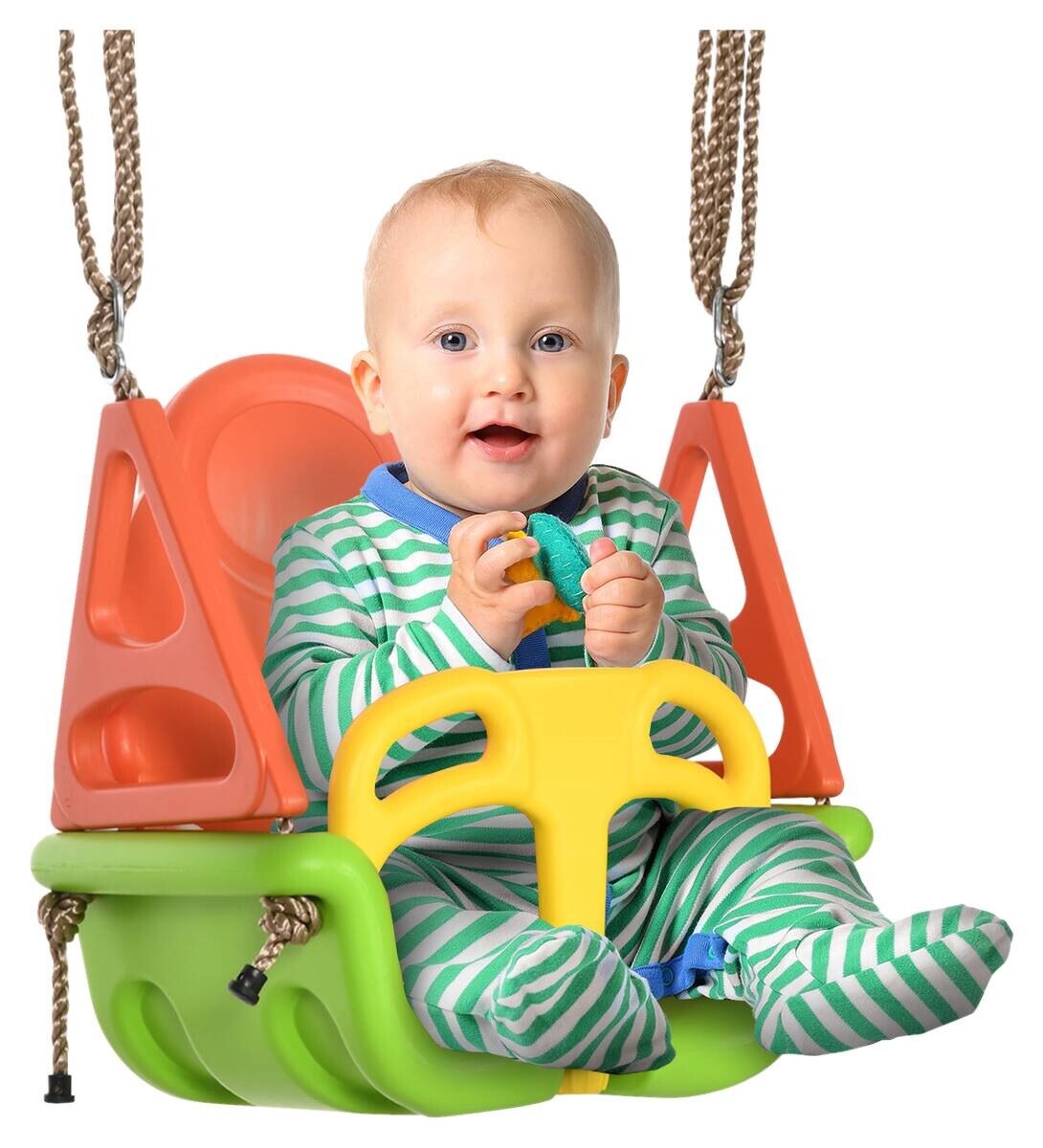 Outsunny Schaukel orange B/H/L: ca. 34x48x180 cm