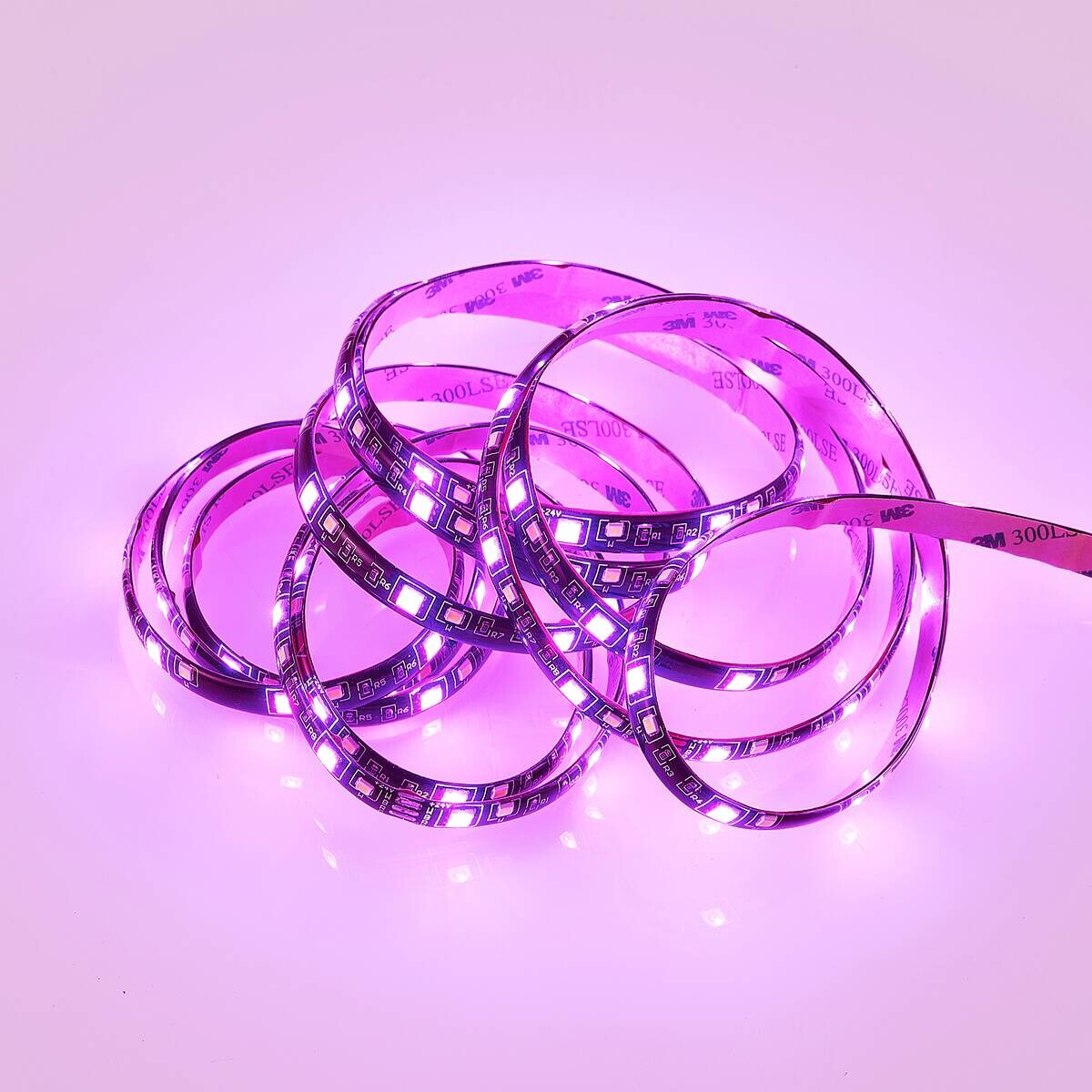 Lichtband schwarz Kunststoff B/L: ca. 1x300 cm