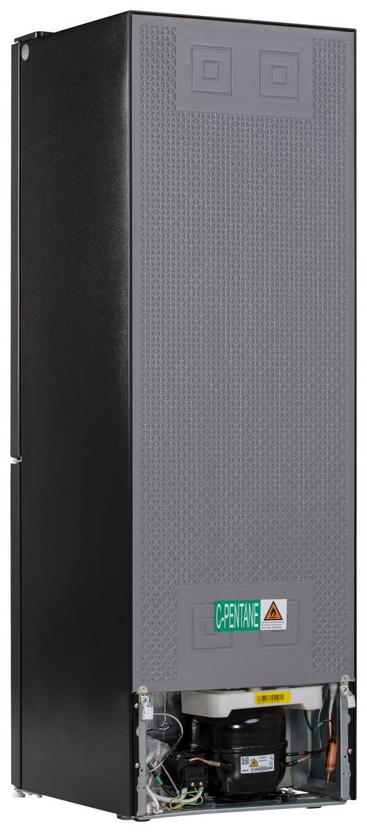 POCOline Kühl-/Gefrierkombination KGK 144-157 CDIX dark Inox B/H/T: ca. 47x144x50 cm