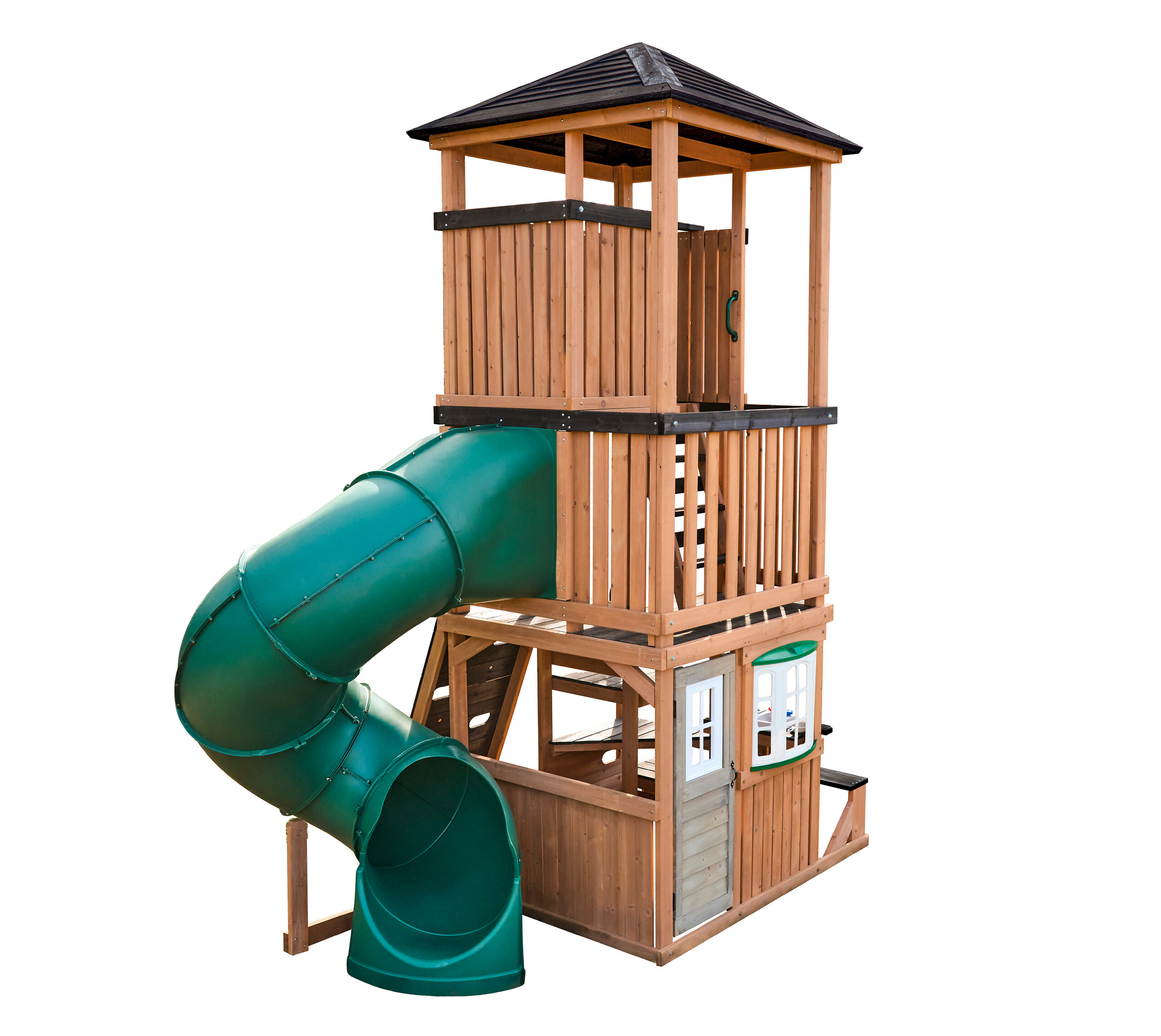 Zwerkules Spielturm Ramba natur B/H/L: ca. 295x380x195 cm