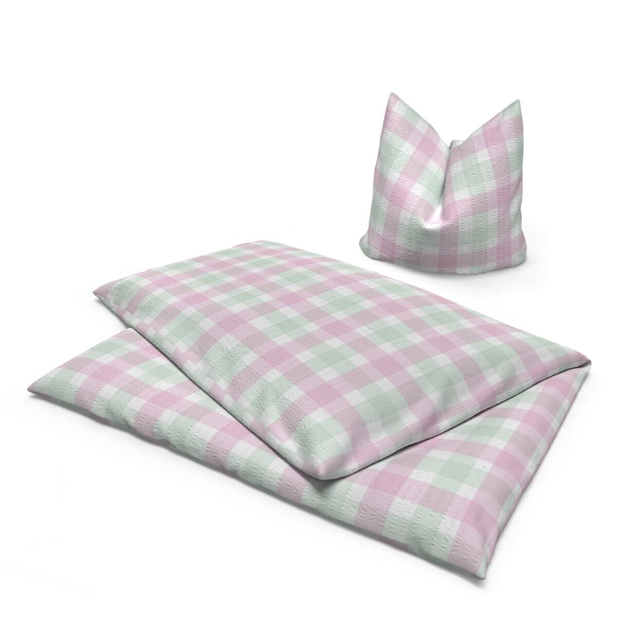 Microfaser Bettwäsche Seersucker