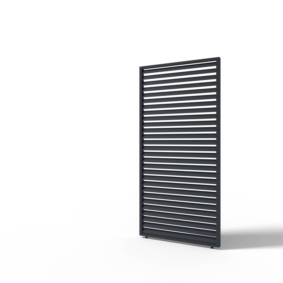 PergoLine Seitenwandpaneel für Trumpf + Superior anthrazit Aluminium B/H: ca. 93x235 cm