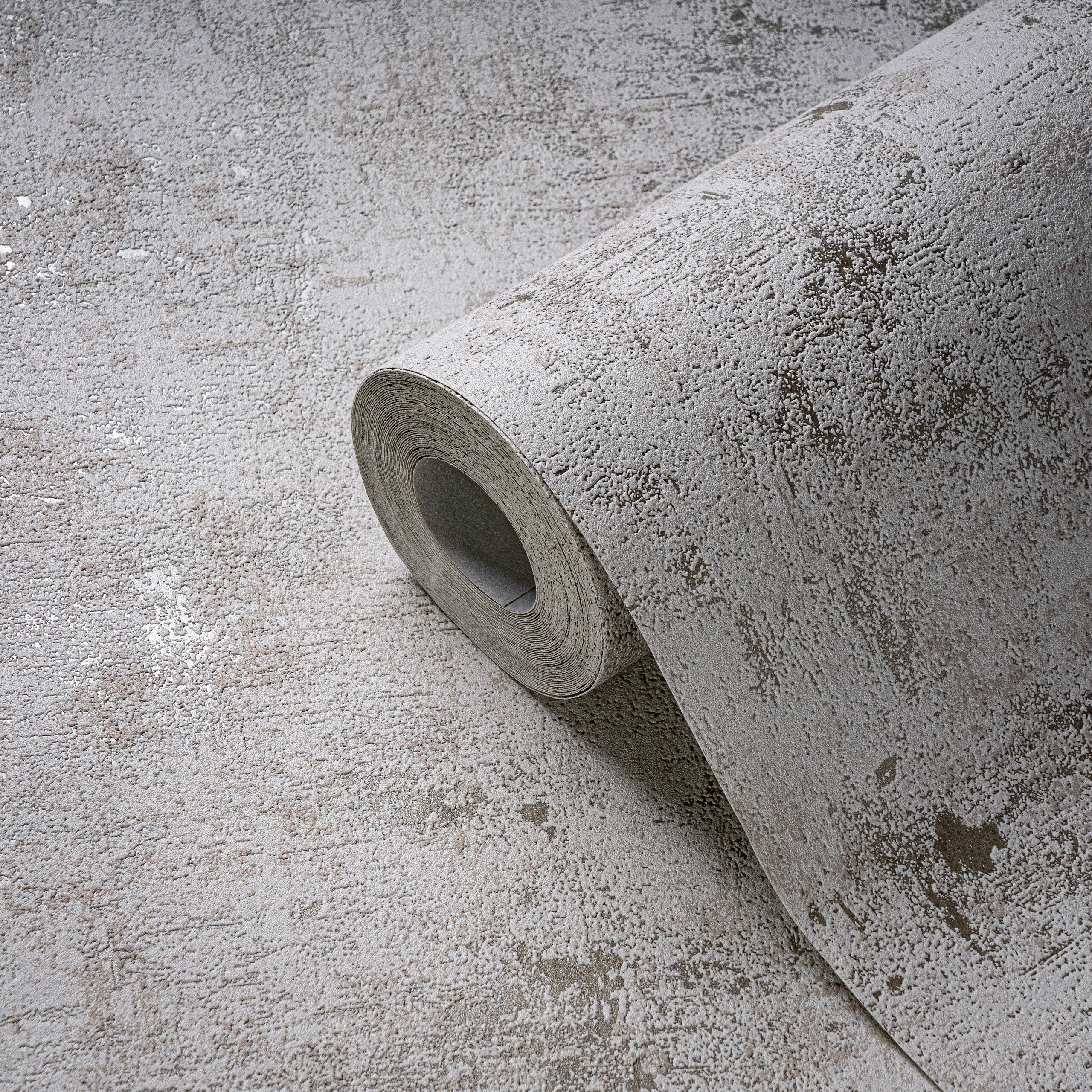 A.S.Creation Vliestapete weiß gold beige B/H/D: ca. 53x1005x8,5 cm