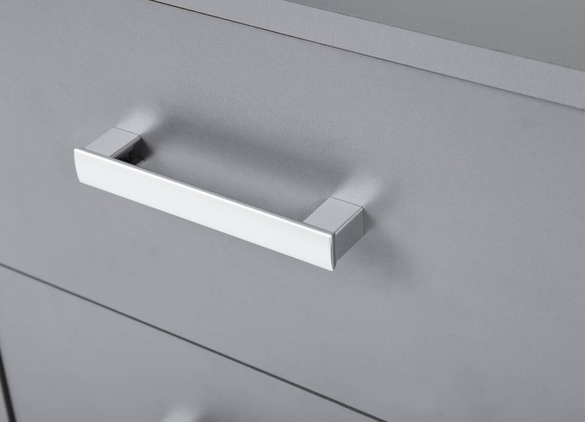 Kommode Elenzio Grafitgrau Optik B/H/T: ca. 121,8x50,8x40 cm