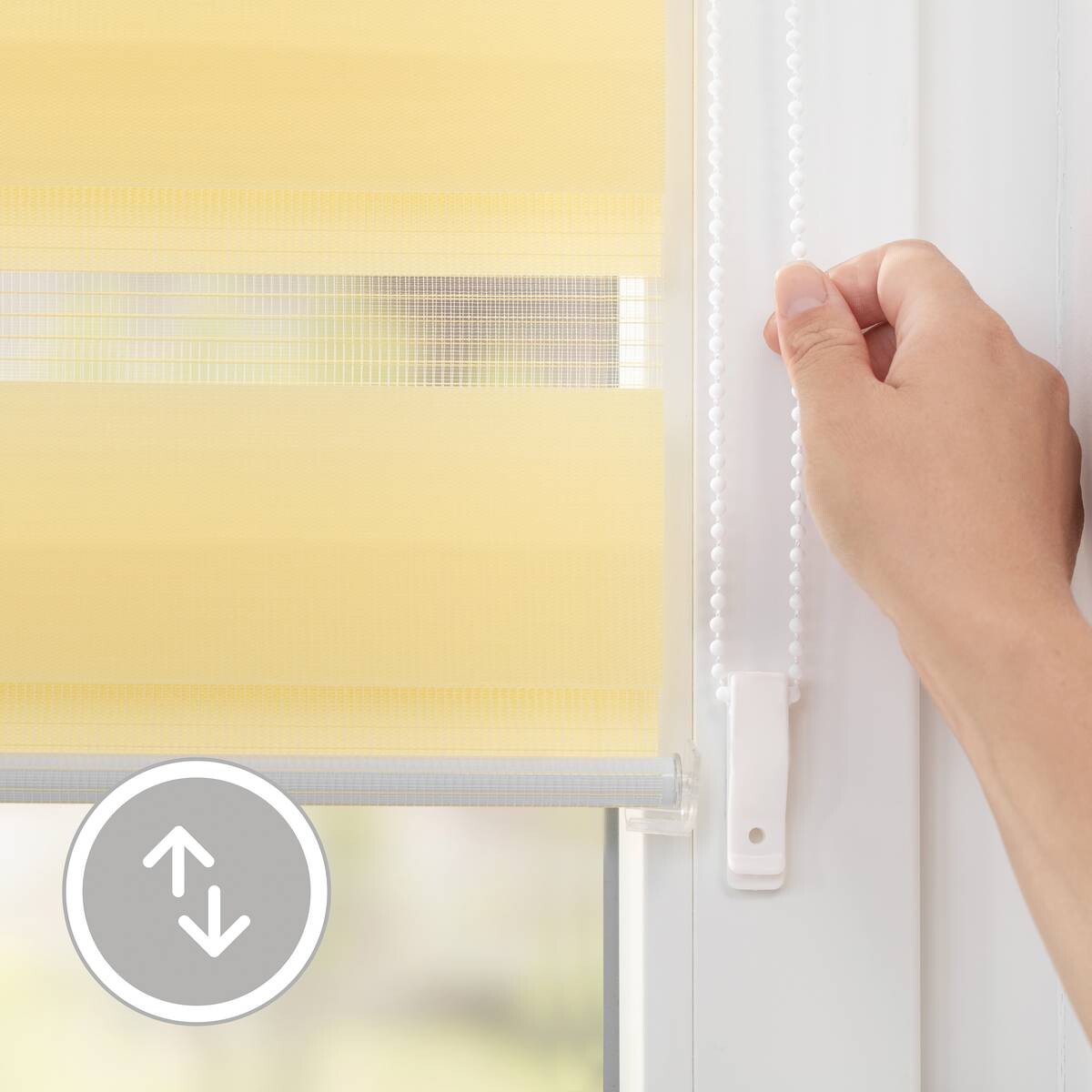 LICHTBLICK Doppelrollo Duo gelb B/L: ca. 50x150 cm