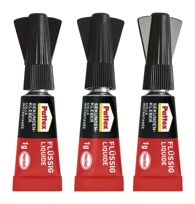 Pattex Sekundenkleber Mini Trio 3 tlg.