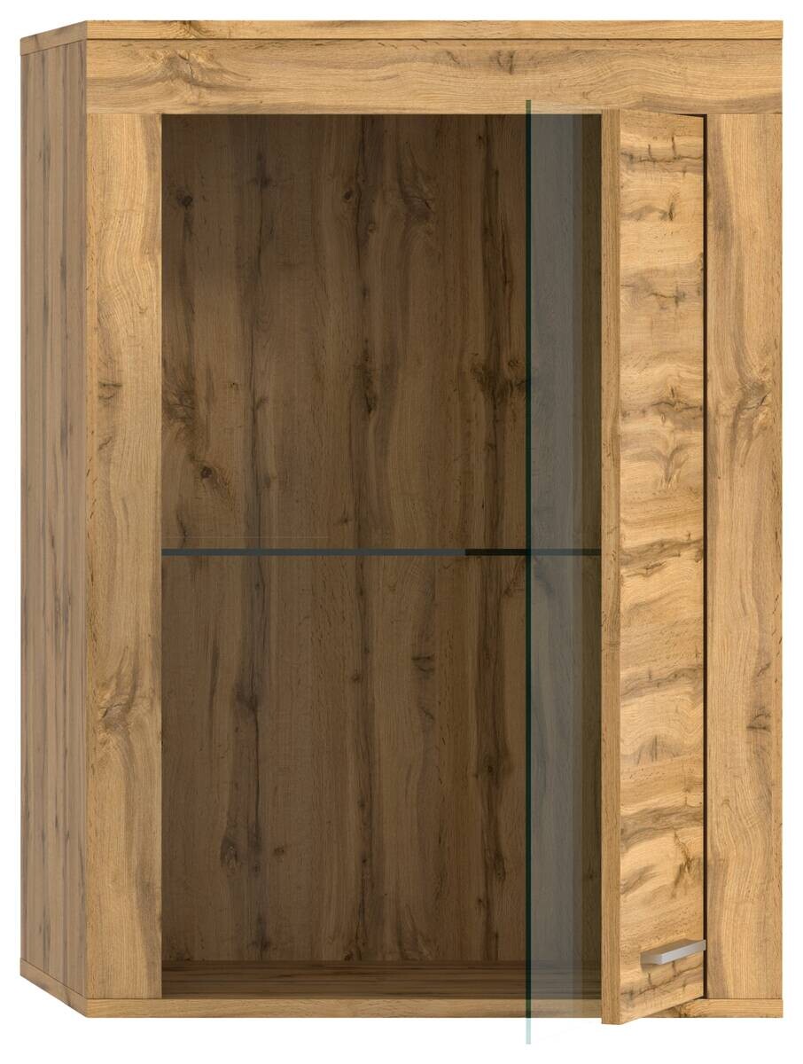 Vitrine Jam Eiche Wotan Nachbildung B/H/T: ca. 60x86x35 cm