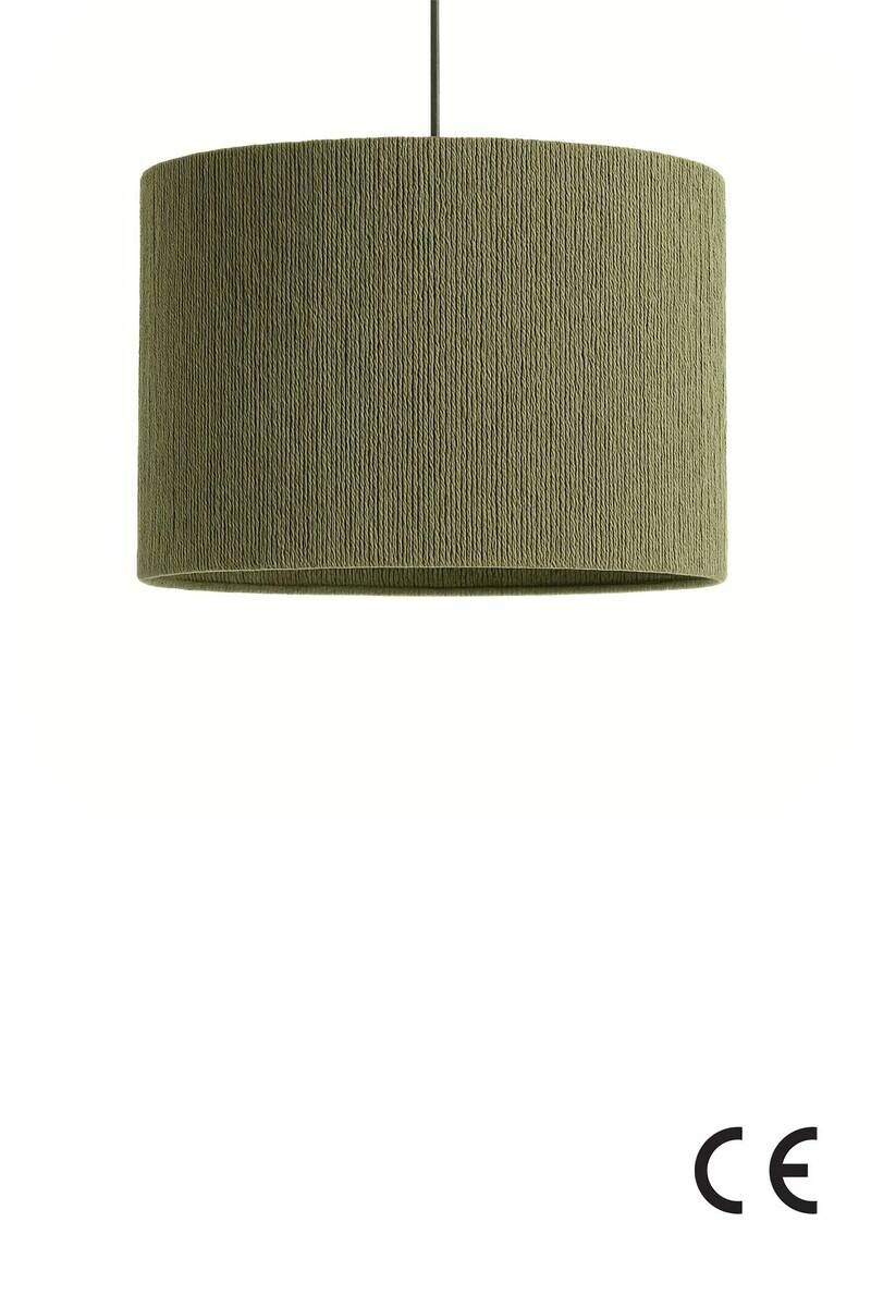 Opviq Pendelleuchte grün Metall B/T/L: ca. 30x30x30 cm E27 1 Brennstellen