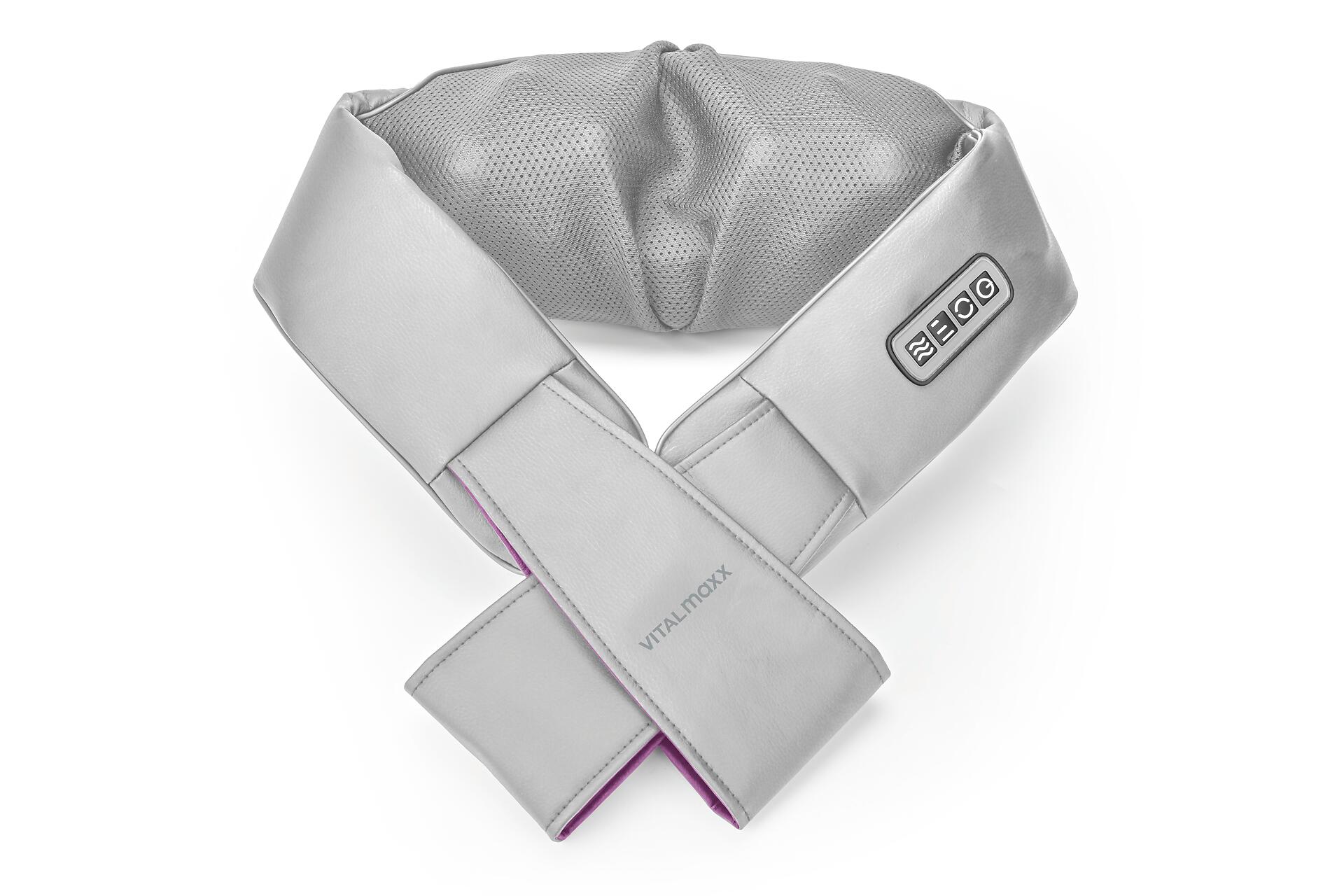 CLEANmaxx Shiatsu-Massagegerät grau lila