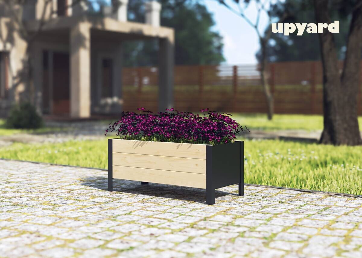 UPYARD Hochbeet MODERN natur Holz B/H/L: ca. 36x32x78 cm
