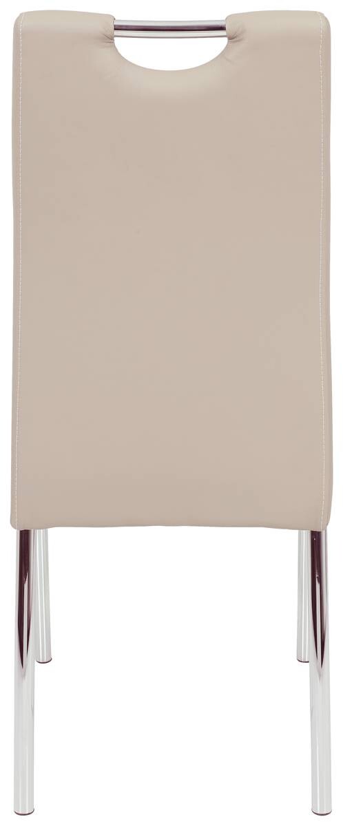 Stuhl Susi 2er Set Cappuccino Kunstleder B/H/T: ca. 44x98x61 cm