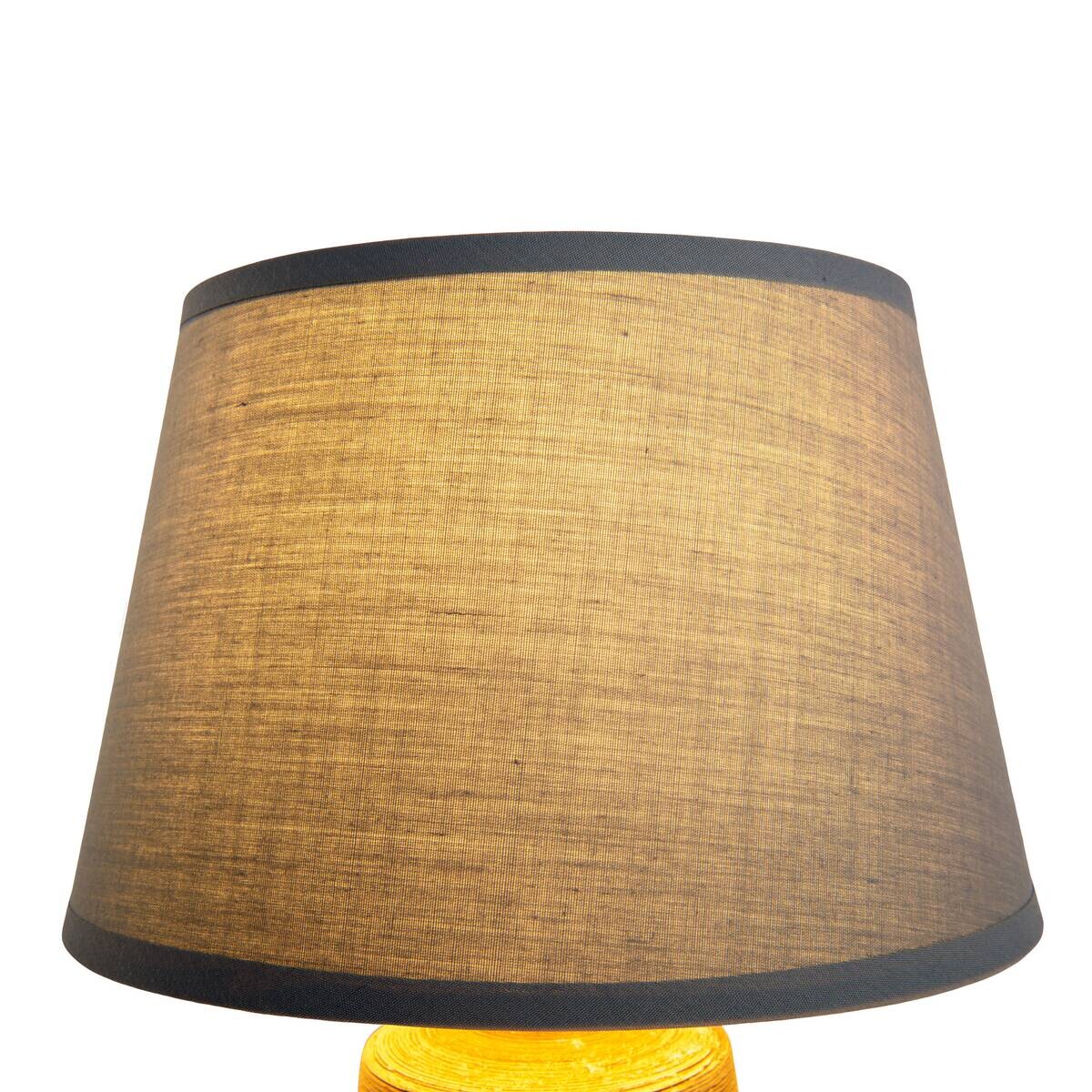 Näve Leuchten Tischleuchte 3122316 grau Keramik B/H/T: ca. 20x31x20 cm E14 1 Brennstellen