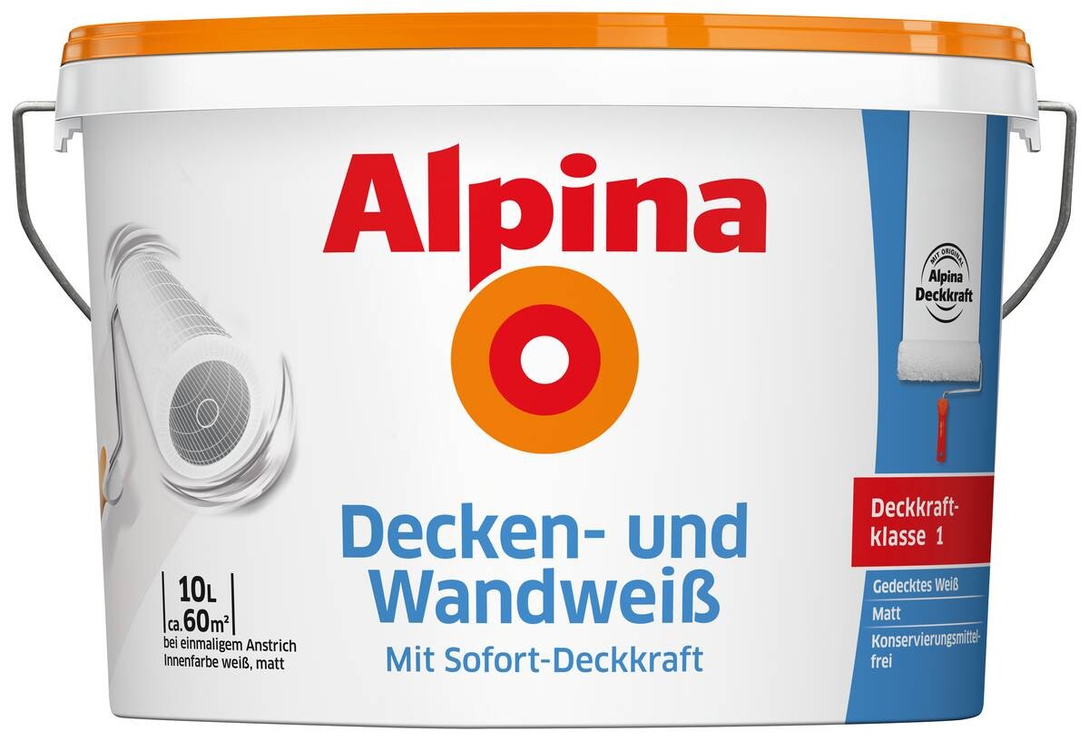 Alpina Raumfarbe weiß ca. 10 l