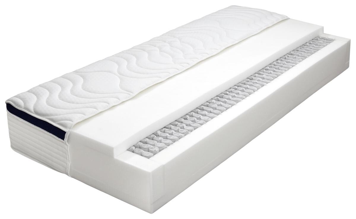 Taschenfederkernmatratze Termini weiß Liegefläche B/L: ca. 90x200 cm