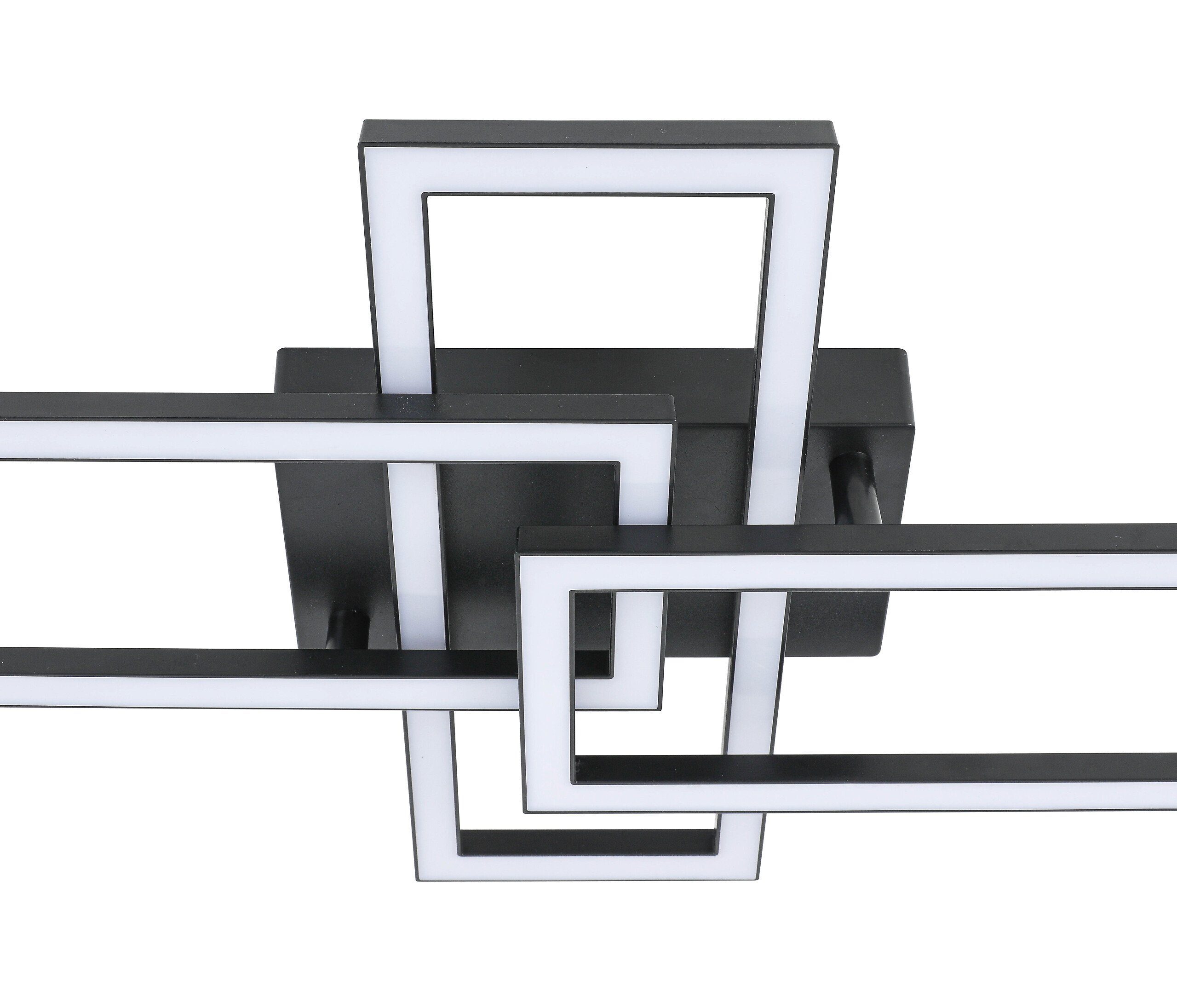 Nolo Deckenleuchte Tahnee schwarz Kunststoff B/H/L: ca. 35x8x64 cm