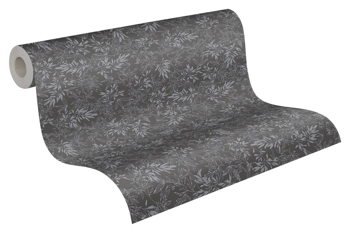 A.S.Creation Vliestapete Attractive 2 Floral schwarz B/L: ca. 53x1005 cm