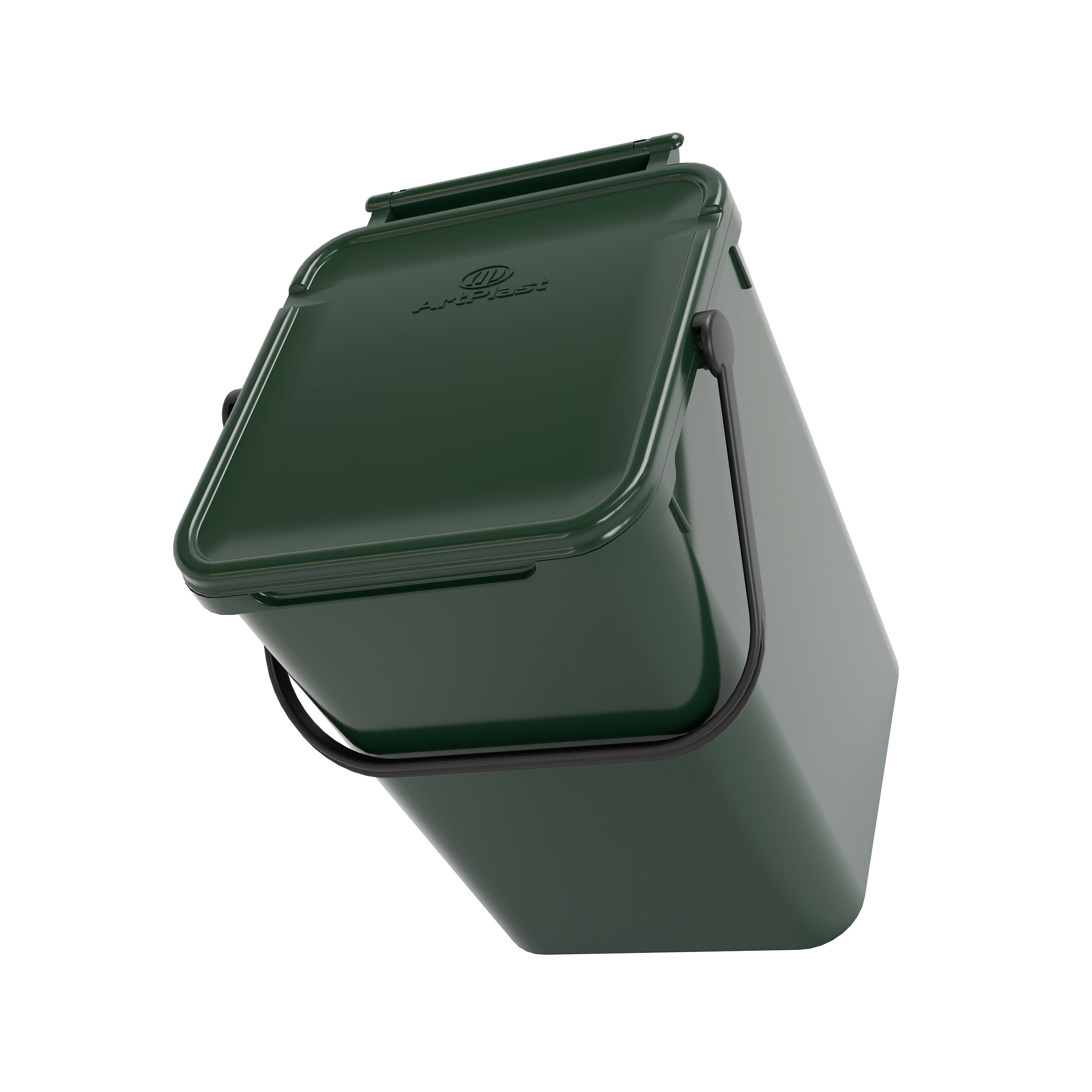 Eco-Logico Abfalleimer grün B/H/L: ca. 24x30x23,7 cm