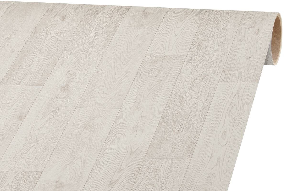 Vinylboden Mosa weiß Eiche B: ca. 200 cm pro m²