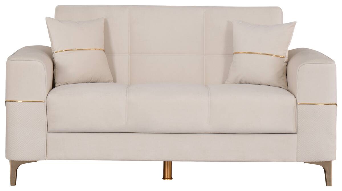 Sofa 3-2-1 Salda beige Microfaser