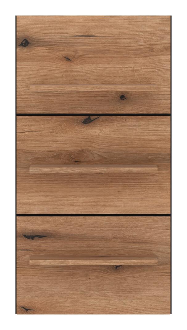 Wandpaneel Mateo Eiche Evoke Coast Nachbildung schwarz matt B/H/T: ca. 50x96x18 cm