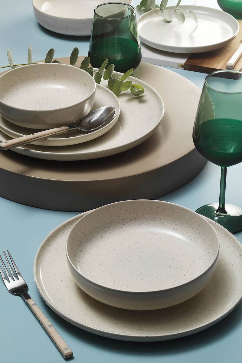 HermiaConcept Tafelservice Xavi multicolor Porzellan 16 tlg.