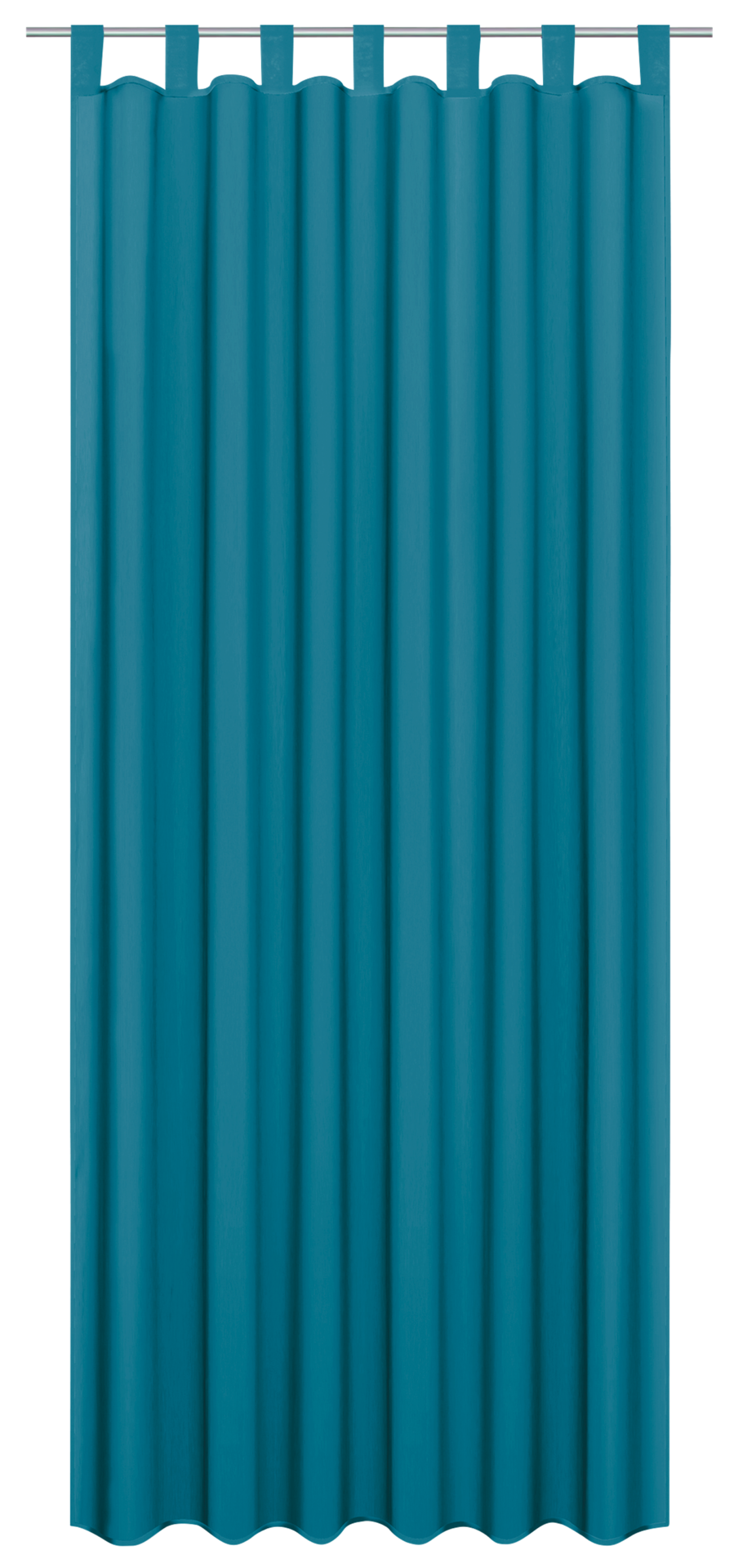 Sensation Schlaufenvorhang Look petrol B/L: ca. 140x235 cm