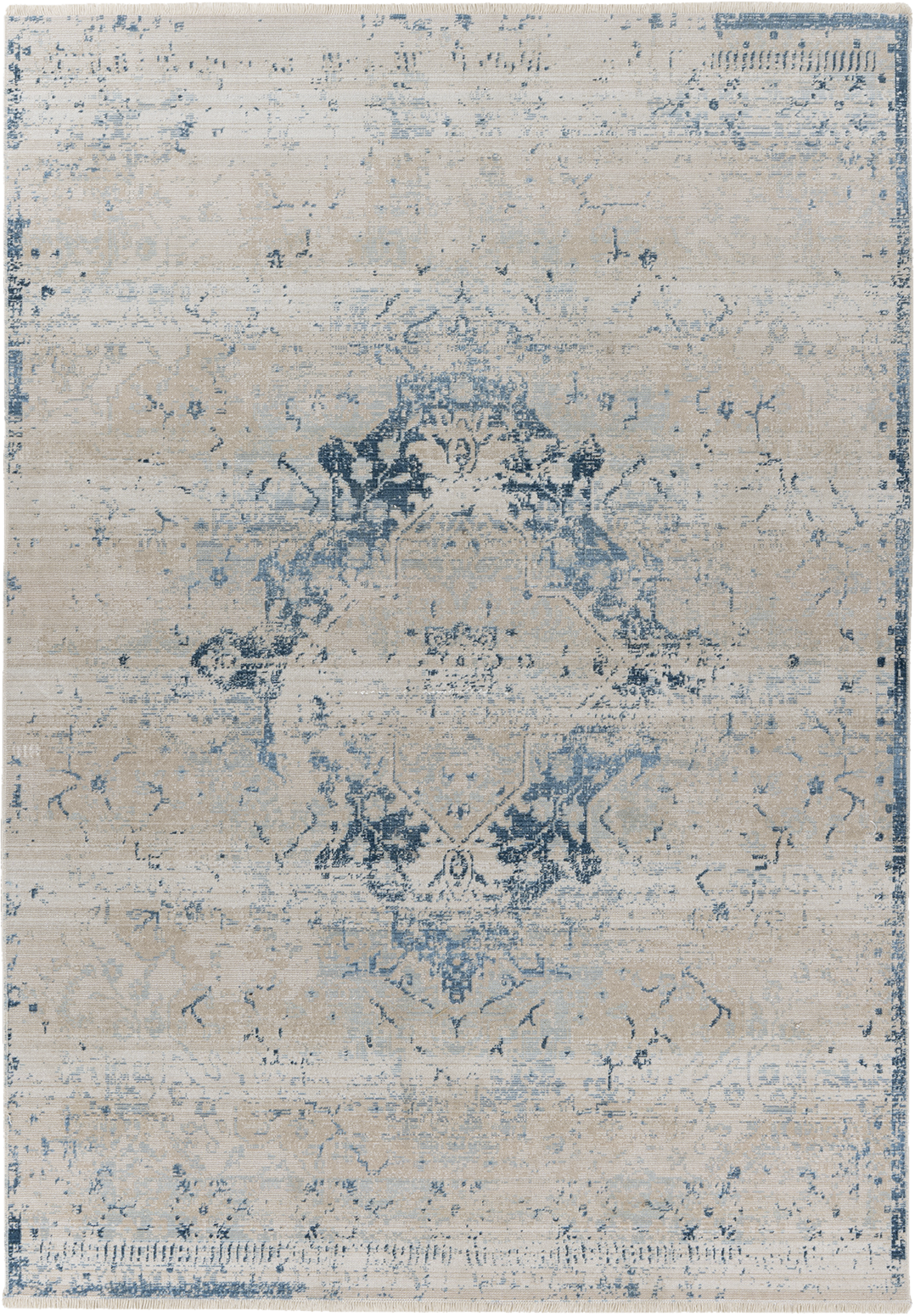 Kayoom Kurzflorteppich Milan 225 blau B/H/L: ca. 120x0,5x170 cm