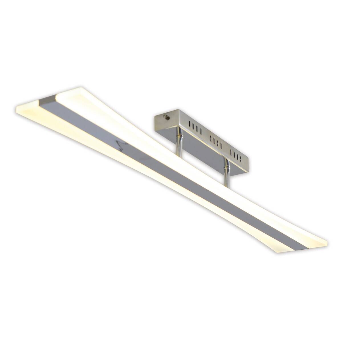 Näve Leuchten Deckenleuchte 1201650 silber Kunststoff Metall B/H/T: ca. 14x11,5x99,4 cm null 1 Brennstellen