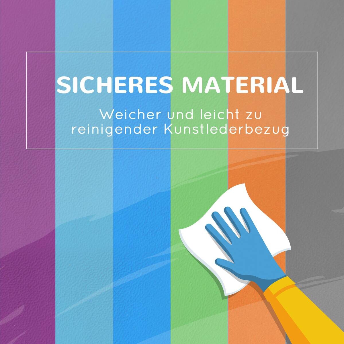 HOMCOM Softbausteine B/H/L: ca. 20x20x20 cm