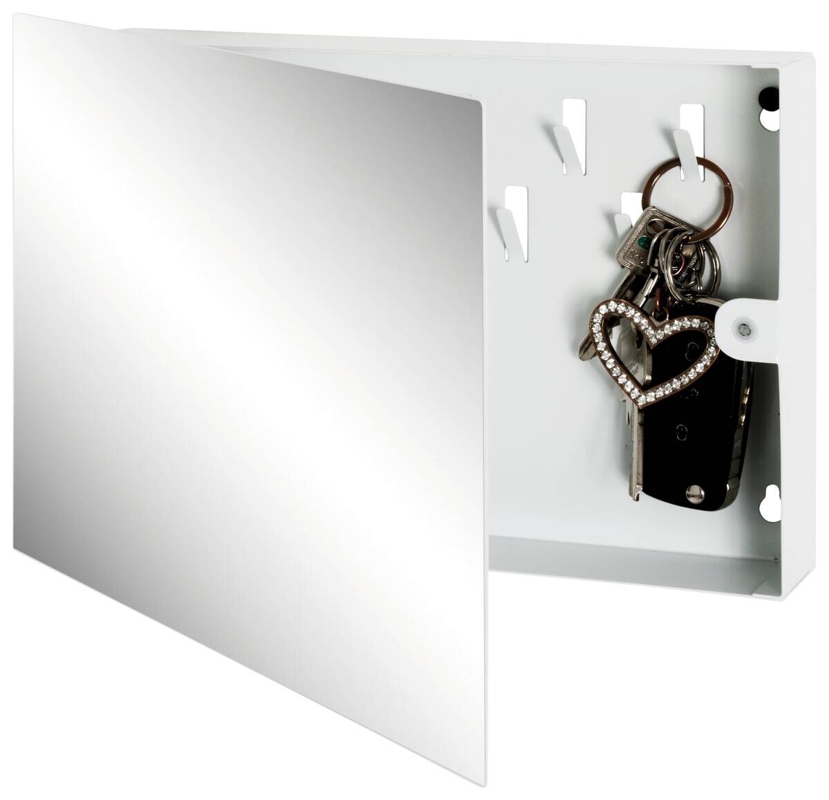 Schlüsselkasten weiß B/H/T: ca. 28x19x4 cm