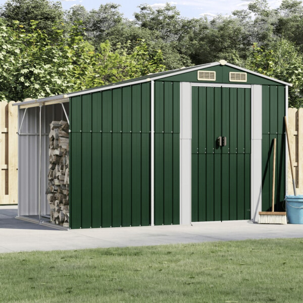 vidaXL Gartenhaus grün B/H/T: ca. 277x179x192,5 cm