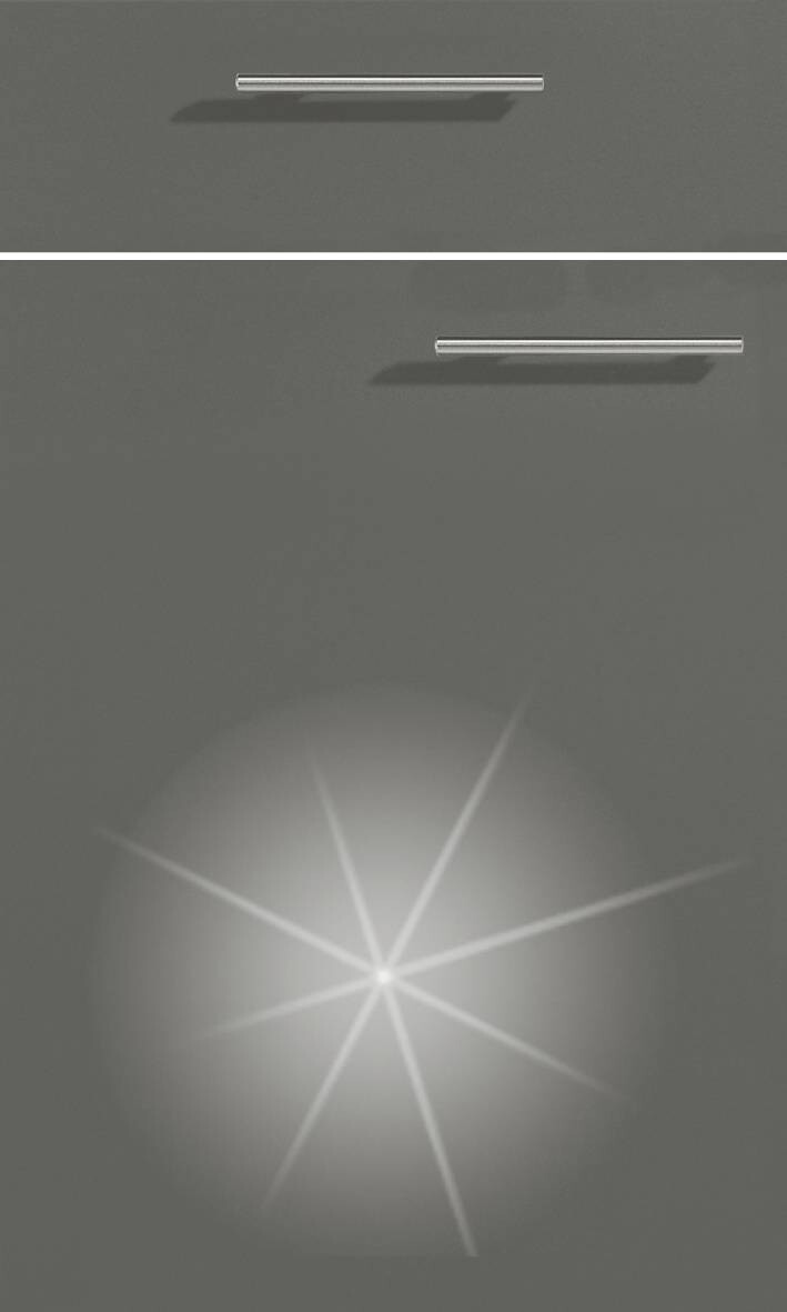 Express Winkelküche Star weiß Hochglanz B/L: ca. 285x175 cm