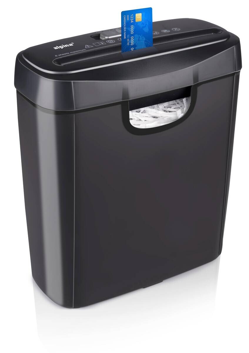alpina Aktenvernichter schwarz