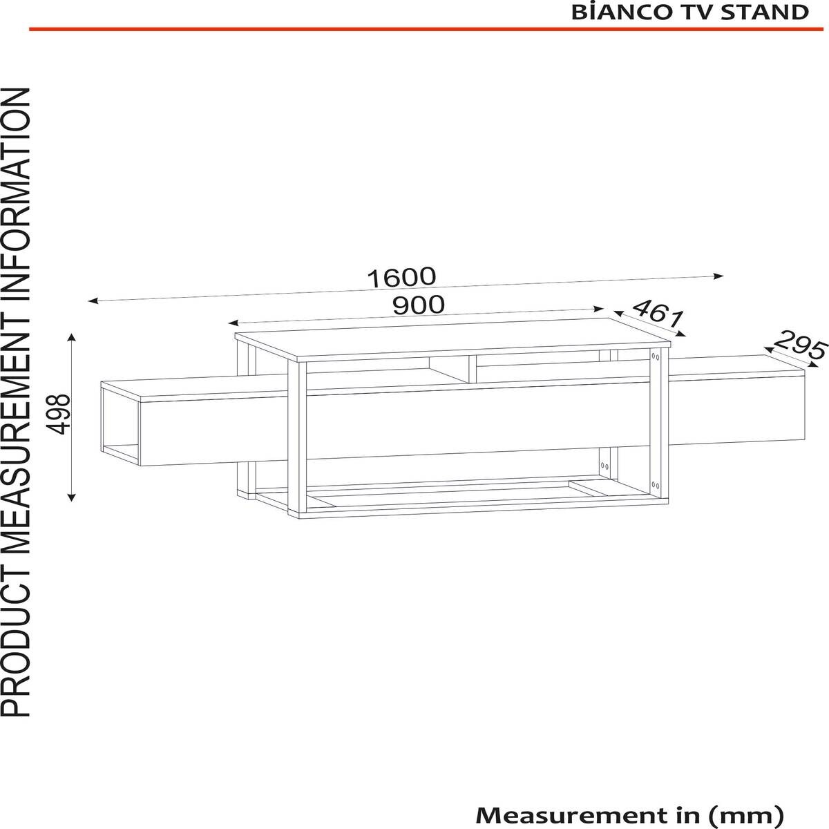 TV-Lowboard Bianco Marmoroptik B/H/T: ca. 160x49,8x46,1 cm